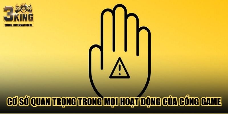 Cơ sở quan trọng trong mọi hoạt động của cổng game