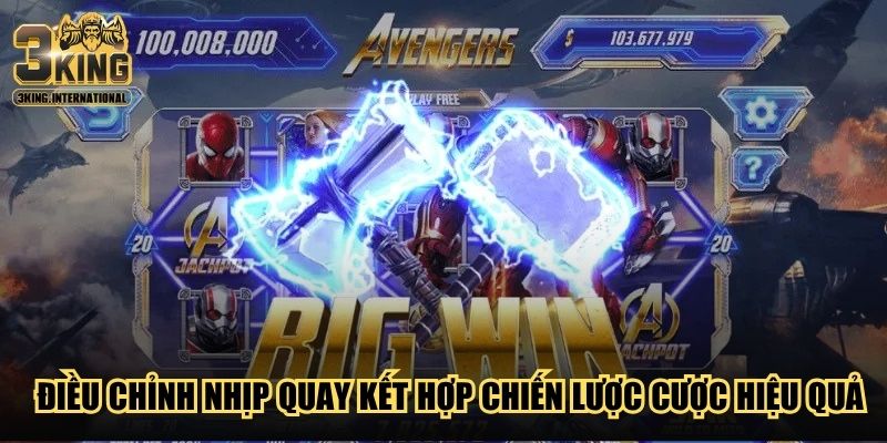 Điều chỉnh nhịp quay kết hợp chiến lược cược hiệu quả