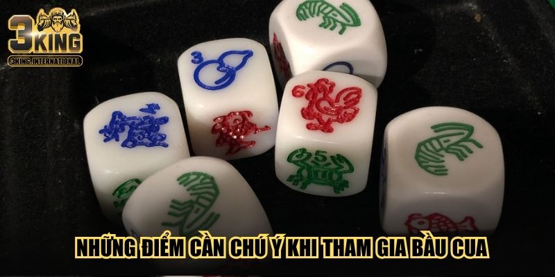 Những điểm cần chú ý khi tham gia Bầu Cua