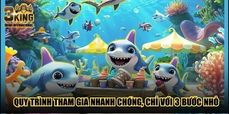 Quy trình tham gia nhanh chóng, chỉ với 3 bước nhỏ